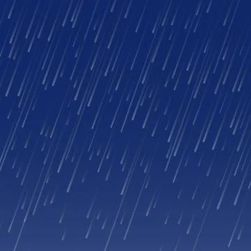Vector raining autumn weather seamless pattern Stock Illustration
