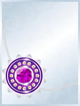 Vector rakhi background Stock Illustration