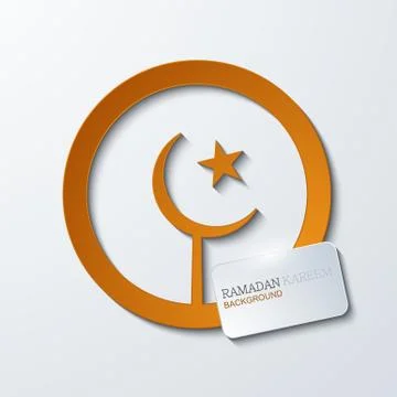 Vector ramadan kareem background. イラスト素材