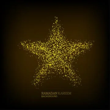 Vector ramadan kareem background. Stock Illustration