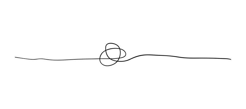 Vector random chaotic lines isolated on white background. Stock-Illustration