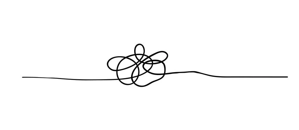 Vector random chaotic lines isolated on white background. Illustrazione stock