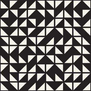 Vector random shapes seamless pattern. Modern stylish irregular texture. Re.. Stock Illustration