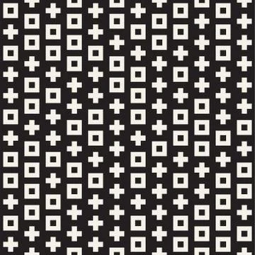 Vector random shapes seamless pattern. Modern stylish irregular texture. Re.. Stock Illustration