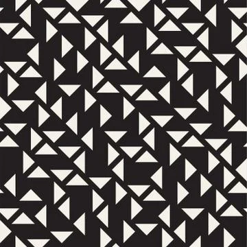 Vector random shapes seamless pattern. Modern stylish irregular texture. Repe Stock Illustration