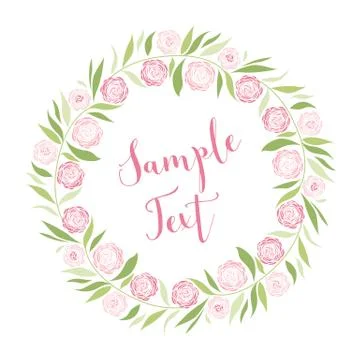 Vector ranunculus flower Stock Illustration