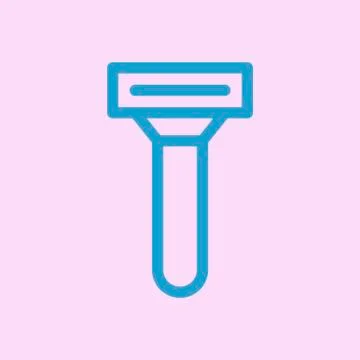 Vector razor icon. Shaving razor Illustrazione stock