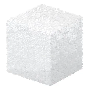 Vector realistic 3d sugar cube isolated on white Stock Illustration