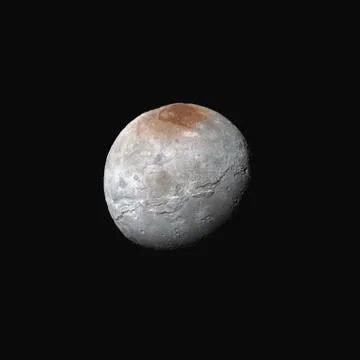 Vector realistic Charon moon illustration. Stock-Illustration