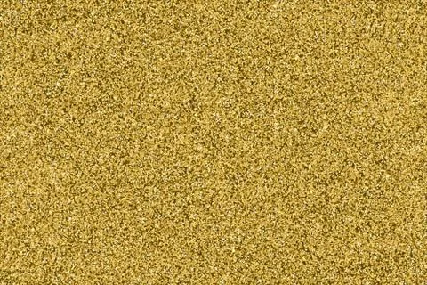 Vector realistic gold glitter particles effect - isolated shiny confetti and Stock Illustration