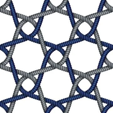 Vector realistic illustration seamless pattern of fabric braided colorful cor イラスト素材