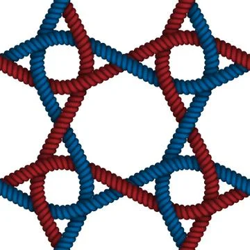 Vector realistic illustration seamless pattern of fabric braided colorful cor 스톡 일러스트