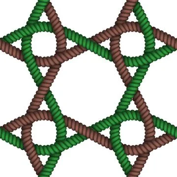 Vector realistic illustration seamless pattern of fabric braided colorful cor 스톡 일러스트