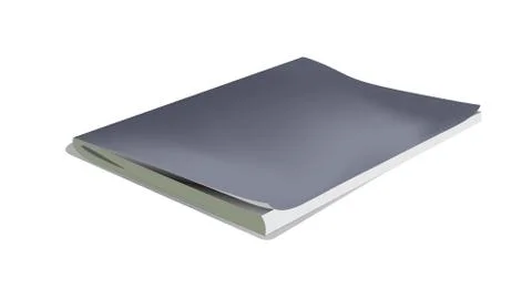 Vector realistic notebook isolated on a white background Illustrazione stock