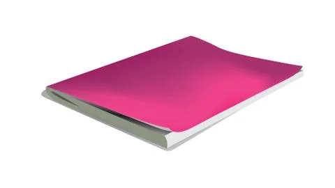 Vector realistic notebook isolated on a white background Stock-Illustration