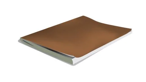 Vector realistic notebook isolated on a white background Stock-Illustration