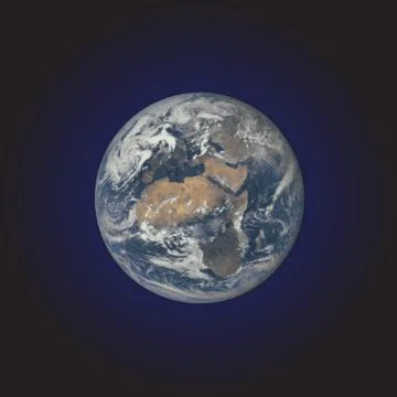Vector realistic planet Earth illustration. Illustrazione stock