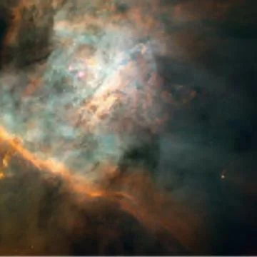 Vector realistic space galactic background. Stock Illustration
