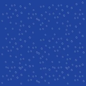 Vector realistic water bubbles seamless pattern イラスト素材