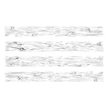 Vector realistic wood texture background Stock Illustration