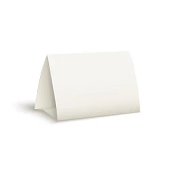 Vector realistic,3d table paper card Stock Illustration
