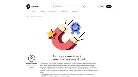 Vector recommendations in bold line style . Editable illustration Stock Illustration