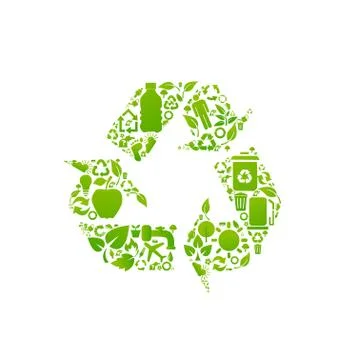 Vector recycle signs Stock Illustration