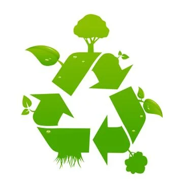 Vector recycle signs Stock Illustration