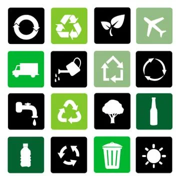 Vector recycle signs Stock Illustration