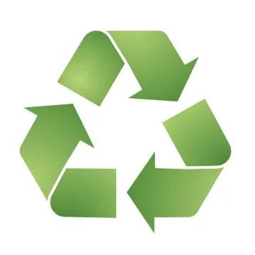 Vector recycle symbol for eco environments. Stock Illustration