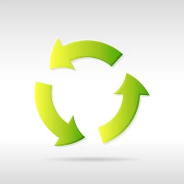 Vector recycling icon Stock Illustration