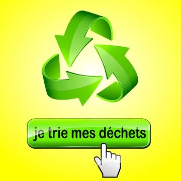 Vector recycling illustration Stock Illustration