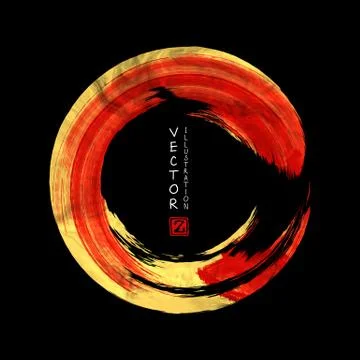 Vector Red and Gold Design Templates イラスト素材