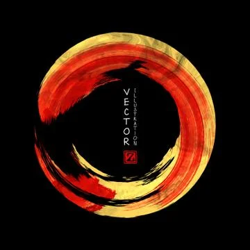 Vector Red and Gold Design Templates イラスト素材