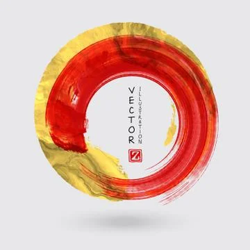 Vector Red and Gold Design Templates Stockillustratie