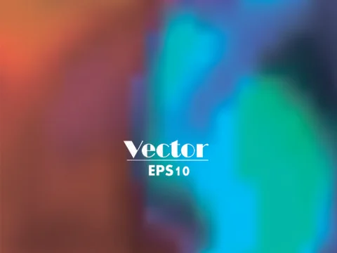 Vector red blue green gradient abstract background Stock Illustration