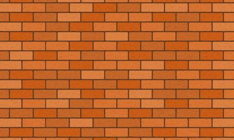 Vector red brick background Stock Illustration