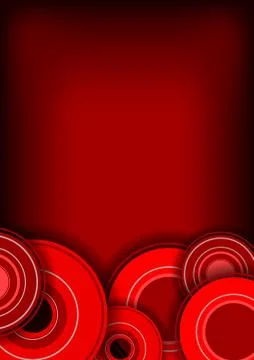 Vector : Red circle background Stock Illustration