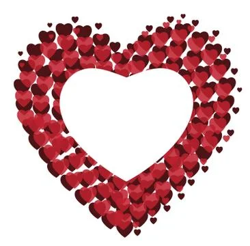 Vector red heart Stock Illustration