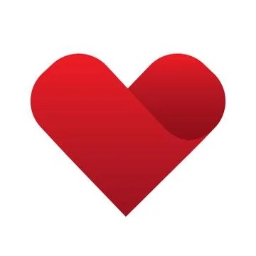 Vector red heart symbol Stock-Illustration