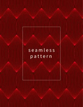 Vector red invitation Stock Illustration