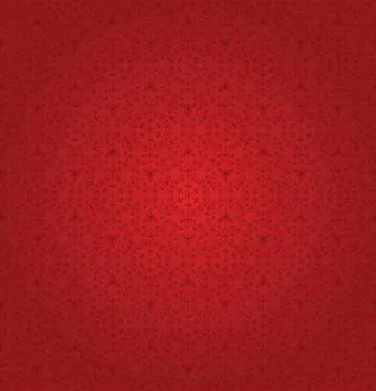 Vector red seamless background with snowflakes Stock Illustration