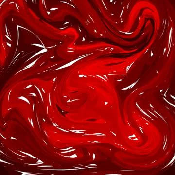 Vector Red White marble abstract background. Liquid marble pattern. Trendy te イラスト素材