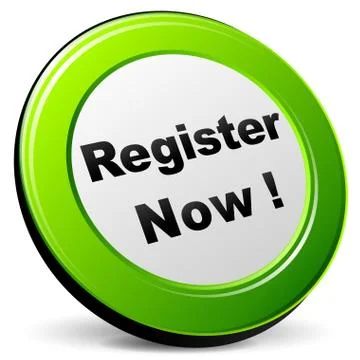 Vector register 3d icon Stock Illustration