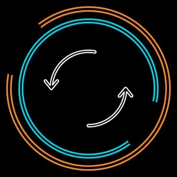 Vector reload arrow Icon Stock Illustration