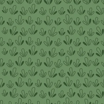 Vector repeat seamless pattern of leaves evergreen . Abstract grass illustration Illustrazione stock