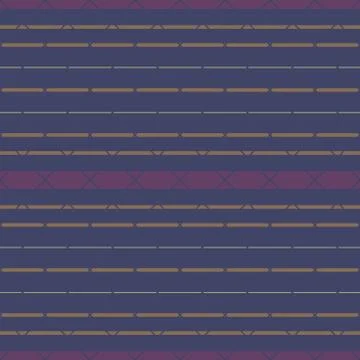 Vector repeat seamless pattern with stripes. Stock Illustration