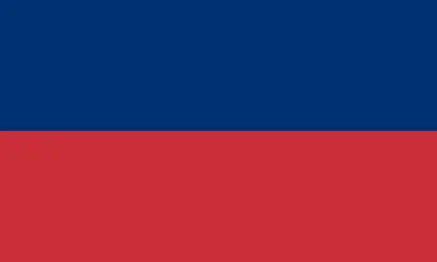 Vector Republic of Haiti flag Stock Illustration