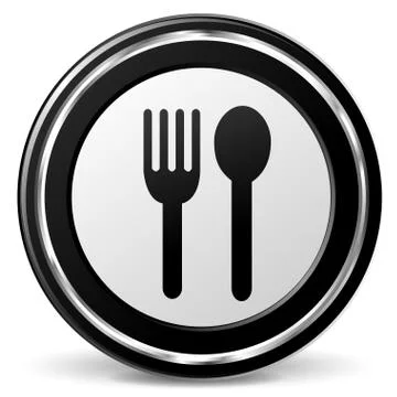 Vector restaurant icon Stock Illustration
