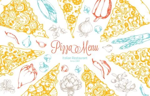 Vector Restaurant Menu Template Stock Illustration